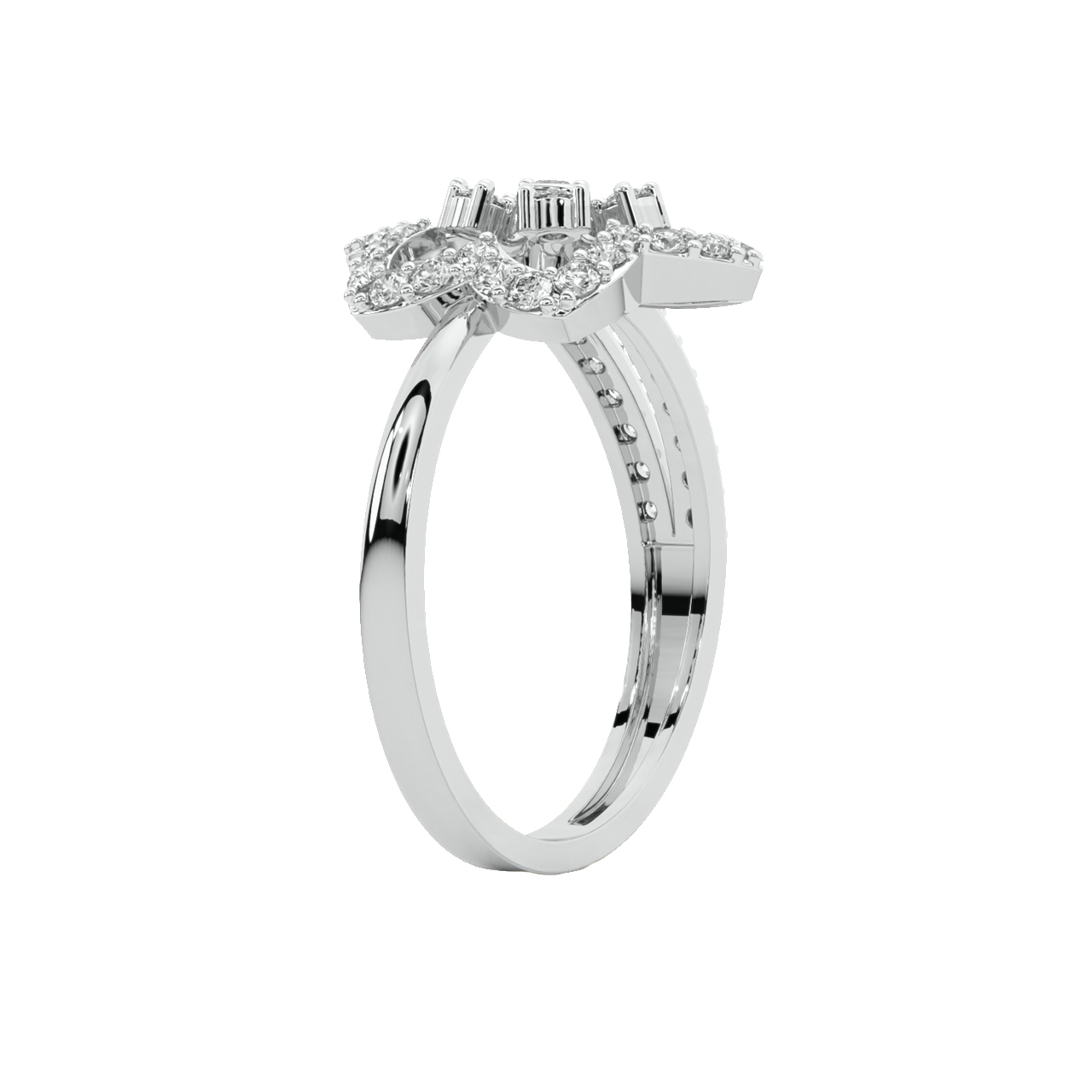 Axel Round Diamond Engagement Ring